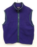 画像: 90'S EARLY WINTERS フルジップ フリースベスト パープル/グリーン USA製 (VINTAGE) 「No Sleeve」入荷しました。