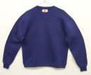 画像: 80'S RUSSELL ATHLETIC 前Vガゼット付き クルーネック スウェットシャツ ナス紺 USA製 (VINTAGE) 「Sweat Shirt」入荷しました。