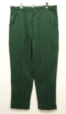画像: 70'S UNKNOWN レーヨンギャバジン スラックス 42TALONジップ ダークグリーン (VINTAGE) 「Bottoms」入荷しました。
