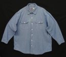 画像: 80'S BIG MAC コットン100% シャンブレーシャツ ブルー USA製 (VINTAGE) 「L/S Shirt」入荷しました。