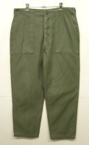 画像: 70'S アメリカ軍 US ARMY "OG107" コットンサテン ベイカーパンツ W36L31 (VINTAGE) 「Bottoms」入荷しました。
