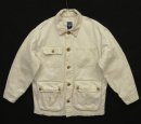 画像: 90'S GAP 旧タグ ヘビーウエイトキャンバス カバーオール ホワイト (VINTAGE) 「Jacket」入荷しました。