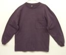 画像: 90'S PATAGONIA 黒タグ オーバルロゴ刺繍 長袖 ポケット付きTシャツ グレープ USA製 (VINTAGE) 「T-Shirt」入荷しました。