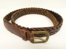 画像: 90'S LL Bean "SOLID BRASSバックル" メッシュレザーベルト ブラウン USA製 (VINTAGE) 「Accessorie」入荷しました。