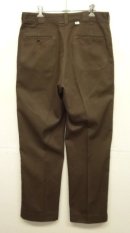 画像: 70'S DICKIES 874 チビタグ ワークパンツ ブラウン TALONアルミジップ USA製 (VINTAGE) 「Bottoms」入荷しました。