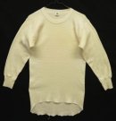画像: 80'S HANES コットン/ポリ サーマル 長袖 Tシャツ オフホワイト USA製 (VINTAGE) 「T-Shirt」入荷しました。