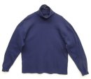 画像: 90'S EDDIE BAUER 黒タグ シングルステッチ タートルネック 長袖 Tシャツ ネイビー USA製 (VINTAGE) 「T-Shirt」入荷しました。
