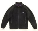 画像: 90'S PATAGONIA 初期レトロX 裏地P.E.F フリースジャケット ブラック/パープル USA製 (VINTAGE) 「Jacket」入荷しました。