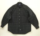 画像: 90'S RALPH LAUREN "THE BIG OXFORD" 裾ロゴ刺繍 オックスフォード 長袖 BDシャツ チェック柄 (VINTAGE) 「L/S Shirt」入荷しました。