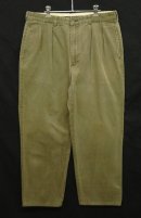 画像: 90'S RALPH LAUREN ツープリーツ チノパンツ オリーブ (VINTAGE) 「Bottoms」入荷しました。
