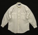 画像: 90'S RALPH LAUREN ポプリン 長袖 レギュラーカラーシャツ ホワイト (VINTAGE) 「L/S Shirt」入荷しました。