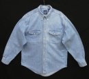 画像: 90'S GAP 旧タグ インディゴ 長袖 BDシャツ ライトインディゴ USA製 (VINTAGE) 「L/S Shirt」入荷しました。