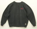 画像: CARHARTT 企業物コラボ 前Vガゼット付き クルーネック スウェットシャツ フェードブラック (VINTAGE) 「Sweat Shirt」入荷しました。