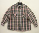 画像: 80'S UNKNOWN ヘビーフランネル ワークシャツ チェック柄 (VINTAGE) 「L/S Shirt」入荷しました。