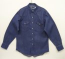 画像: 90'S WRANGLER "WW70127" デニム ウエスタンシャツ ノンウォッシュ インディゴ (VINTAGE) 「L/S Shirt」入荷しました。