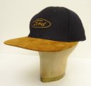 画像: 90'S FORD x NO FEAR ウール/レザー ベースボールキャップ ネイビー/ブラウン USA製 (VINTAGE) 「Cap」入荷しました。