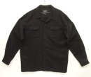 画像: 00'S PENDLETON "BOARD SHIRT" ウール オープンカラーシャツ ブラック (USED) 「L/S Shirt」入荷しました。