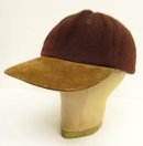 画像: 90'S J.CREW 旧タグ ウール/レザー ベースボールキャップ ブラウン USA製 (VINTAGE) 「Cap」入荷しました。
