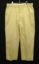 画像: 70'S LL Bean "DICKIES製" TMタグ ワークパンツ ベージュ TALONアルミジップ USA製 (VINTAGE) 「Bottoms」入荷しました。