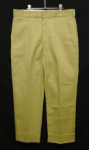 画像: 70'S LL Bean "DICKIES製" 筆記体タグ ワークパンツ ベージュ TALONアルミジップ USA製 (VINTAGE) 「Bottoms」入荷しました。
