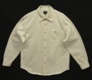画像: 00'S J.CREW 旧タグ 赤耳付きヘビーキャンバス ワークシャツ ホワイト (VINTAGE) 「L/S Shirt」入荷しました。