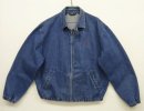 画像: 90'S RALPH LAUREN 三角タグ チンスト付き デニム ドリズラージャケット インディゴ USA製 (VINTAGE) 「Jacket」入荷しました。