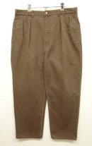 画像: 90'S RALPH LAUREN "ANDREW PANT" ツープリーツ チノパンツ フェードブラウン (VINTAGE) 「Bottoms」入荷しました。