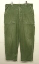 画像: 60'S アメリカ軍 US ARMY "OG107" コットンサテン ベイカーパンツ W36L33 (VINTAGE) 「Bottoms」入荷しました。