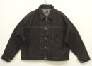 画像: WOODBLOCK "1st TYPE DENIM JACKET" BLACK (NEW) 「Jacket」入荷しました。