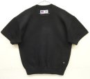 画像: 90'S RUSSELL ATHLETIC "HIGH COTTON" 前Vガゼット付き クルーネック 半袖 スウェットシャツ ブラック USA製 (DEADSTOCK) 「Sweat Shirt」入荷しました。