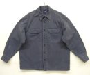 画像: 90'S GAP 旧タグ キャンバス 長袖 ワークシャツ フェードネイビー (VINTAGE) 「L/S Shirt」入荷しました。