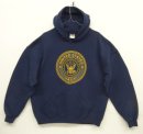 画像: アメリカ軍 US NAVY 両面リフレクタープリント プルオーバー スウェットパーカー ネイビー USA製 (VINTAGE) 「Parka」入荷しました。