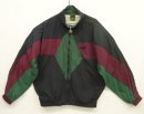 画像: 90'S PUMA 裏地付き カラーブロック ナイロンジャケット ブラック/グリーン/バーガンディ (VINTAGE) 「Jacket」入荷しました。