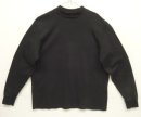 画像: 90'S LANDS' END シングルステッチ モックネック 長袖 Tシャツ ブラック USA製 (VINTAGE) 「T-Shirt」入荷しました。