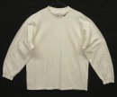 画像: 90'S NIKE 白タグ モックネック 襟ロゴ 長袖 Tシャツ ホワイト USA製 (VINTAGE) 「T-Shirt」入荷しました。