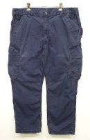 画像: CARHARTT リップストップ カーゴパンツ ネイビー W38L30 (VINTAGE) 「Bottoms」入荷しました。