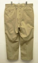 画像: 80'S DICKIES 874 チビタグ ワークパンツ YKKアルミジップ ベージュ W38L30 USA製 (VINTAGE) 「Bottoms」入荷しました。