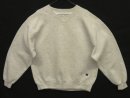 画像: 90'S RUSSELL ATHLETIC "HIGH COTTON" 前Vガゼット付き クルーネック スウェットシャツ アッシュグレー USA製 (VINTAGE) 「Sweat Shit」入荷しました。