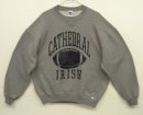 画像: 90'S RUSSELL ATHLETIC 前Vガゼット付き プリント入り クルーネック スウェットシャツ ダークグレー USA製 (VINTAGE) 「Sweat Shit」入荷しました。
