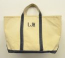 画像: 80'S LL Bean 2色タグ キャンバス トートバッグ ネイビー/オフホワイト USA製 (VINTAGE) 「Bag」入荷しました。