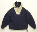 画像: 90'S J.CREW 旧タグ コットン カラーブロック アノラックパーカー ホワイト/ネイビー (VINTAGE) 「Jacket」入荷しました。