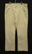 画像: 80'S LEVIS 517 白タブ コーデュロイ オフホワイト 42TALONジップ USA製 (VINTAGE) 「Bottoms」入荷しました。