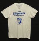 画像: 70'S NATIONAL ENQUIRER シングルステッチ 両面プリント 半袖 Tシャツ ホワイト USA製 (VINTAGE) 「T-Shirt」入荷しました。