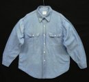 画像: 70'S BIG MAC コットン100% 耳付き シャンブレーシャツ ブルー USA製 (VINTAGE) 「L/S Shirt」入荷しました。