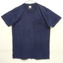 画像: 90'S FRUIT OF THE LOOM シングルステッチ 耳付きポケット 半袖 Tシャツ ネイビー USA製 (VINTAGE) 「T-Shirt」入荷しました。