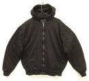 画像: 90〜00'S UNKNOWN "ダブルフェイス" 裏地サーマル フルジップ スウェットパーカー ブラック (VINTAGE) 「Parka」入荷しました。