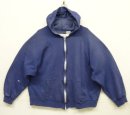 画像: 80'S UNKNOWN "ダブルフェイス" 裏地サーマル フルジップ スウェットパーカー フェードブルー (VINTAGE) 「Parka」入荷しました。