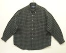 画像: 90'S RALPH LAUREN "BIG SHIRT" 同色ロゴ コットンビエラ 長袖 BDシャツ チェック柄 (VINTAGE) 「L/S Shirt」入荷しました。