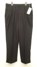 画像: 90'S LANDS' END ツープリーツ ウールパンツ ブラック USA製 (DEADSTOCK) 「Bottoms」入荷しました。