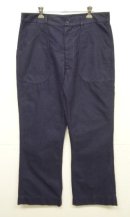 画像: 70'S アメリカ軍 US NAVY ステンシル入り コットンサテン ユーティリティパンツ GENERALジップ 36R (VINTAGE) 「Bottoms」入荷しました。